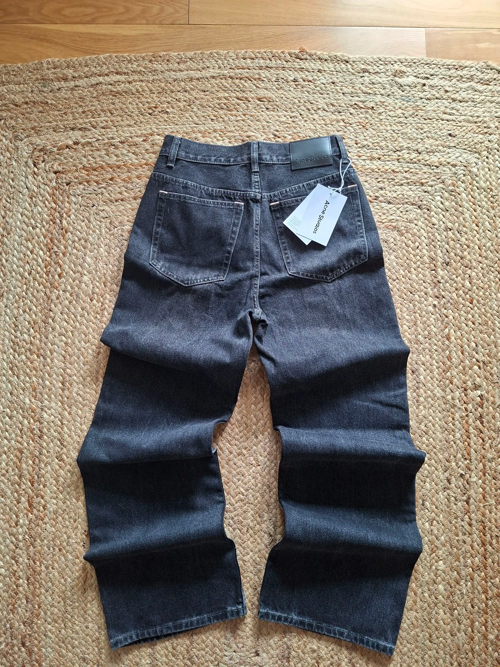 Acne Studios lange baggy zwarte jeans maat S – photo 2